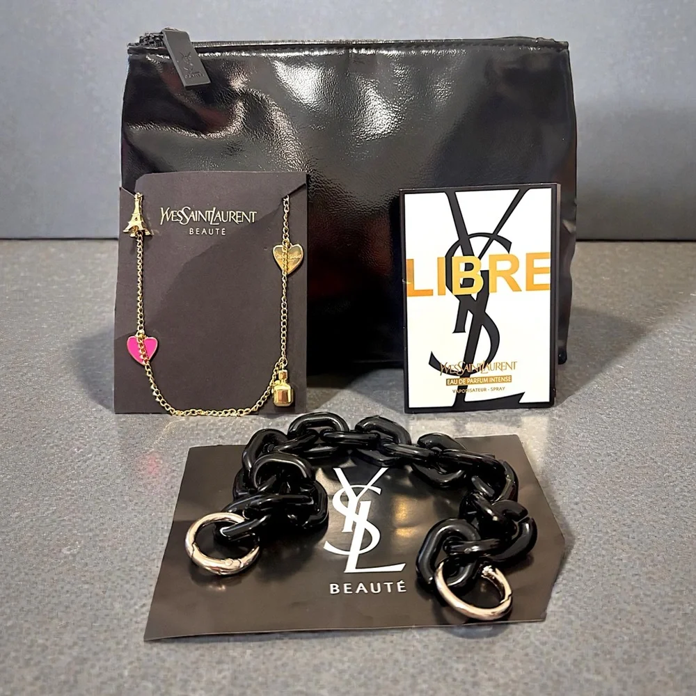 YSL- Wristlet, Bag Charm, Perfume & Dusty